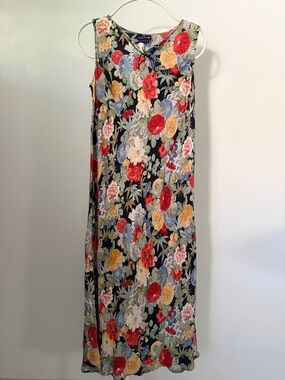 Vintage Carole Little 100% silk nightgown